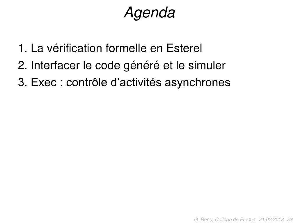 agenda 1