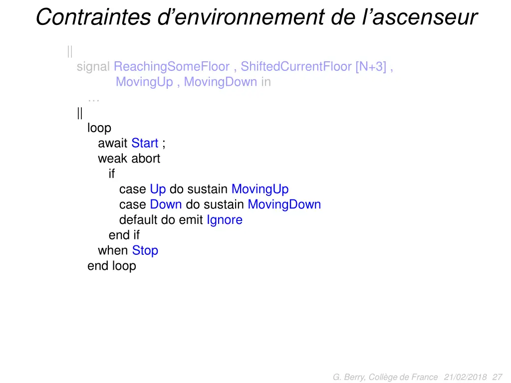 contraintes d environnement de l ascenseur 4