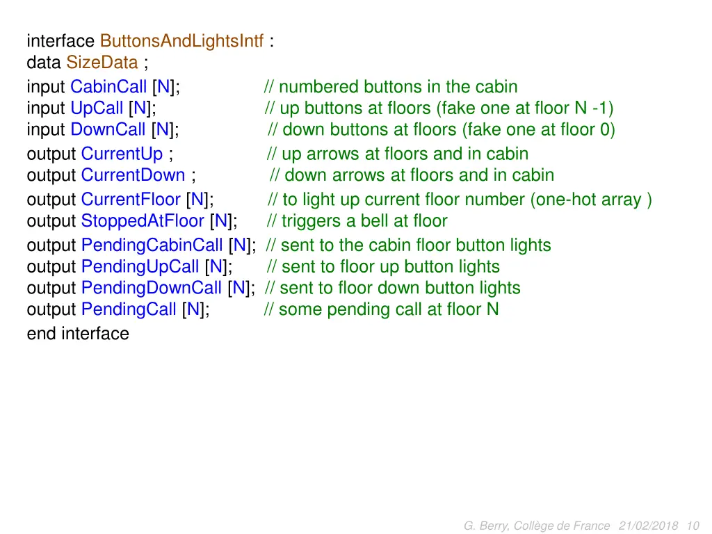 interface buttonsandlightsintf data sizedata