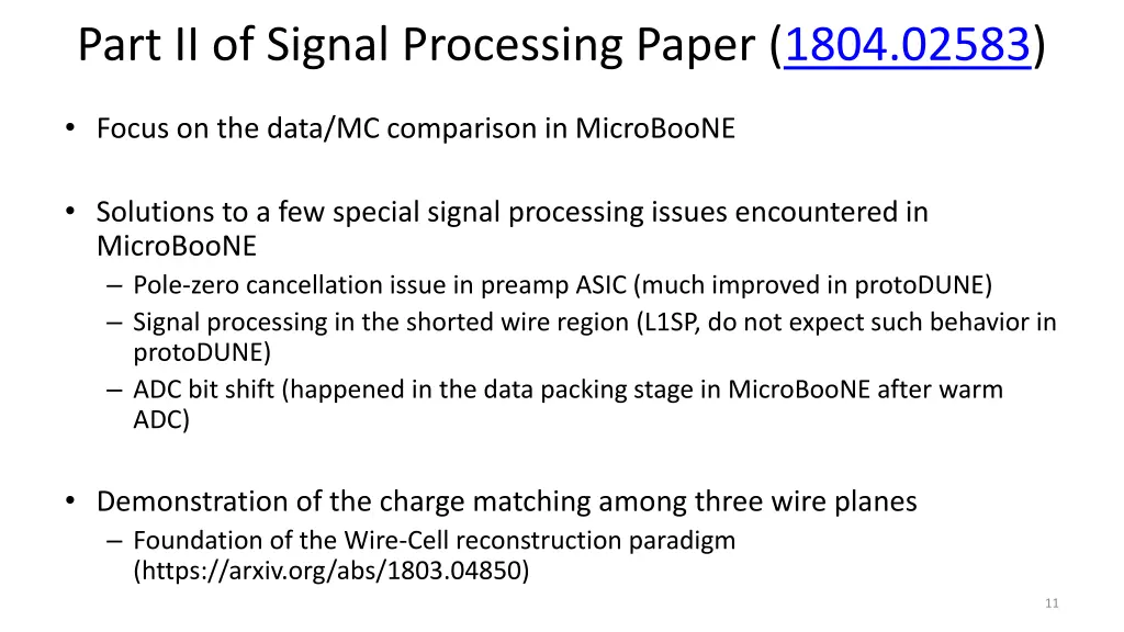 part ii of signal processing paper 1804 02583