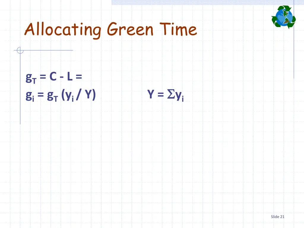 allocating green time