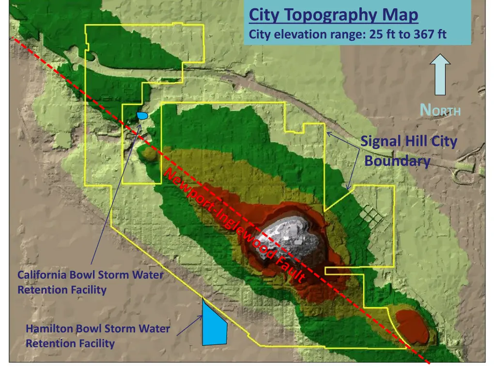 city topography map city elevation range