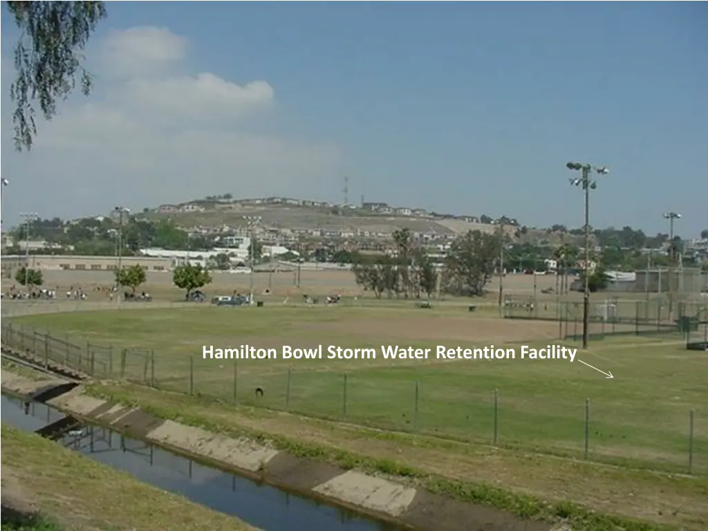 hamilton bowl storm water retention facility