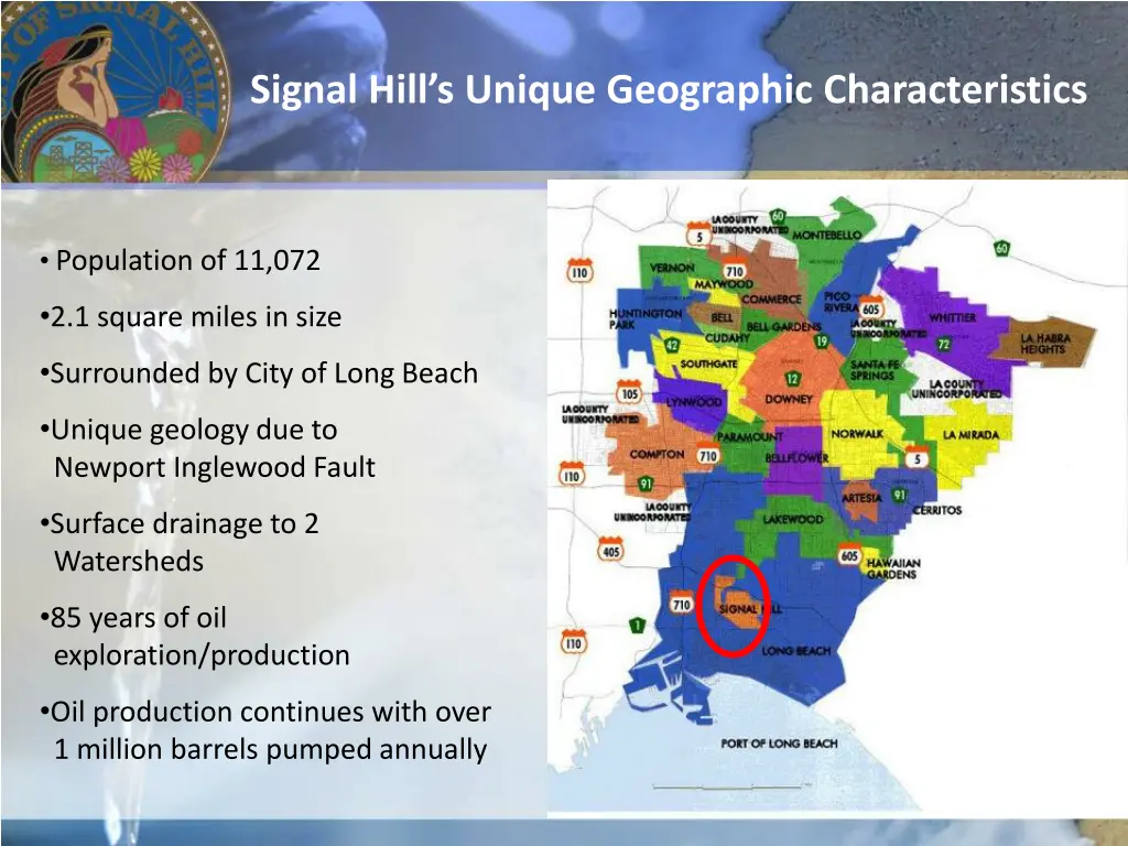 signal hill s unique geographic characteristics