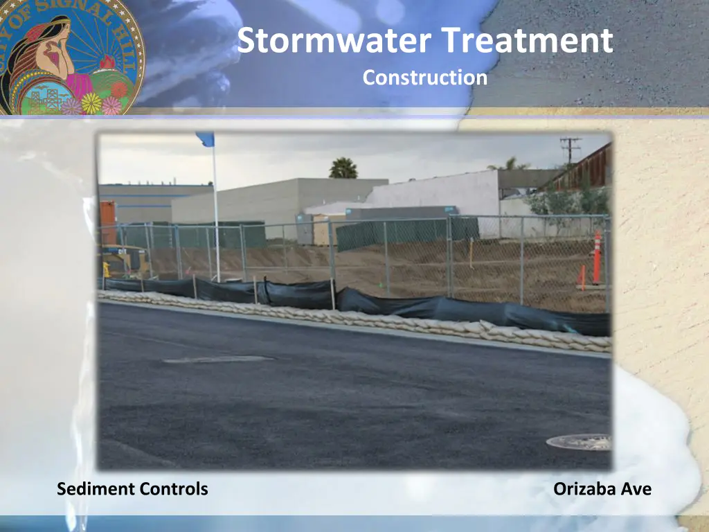 stormwater treatment construction