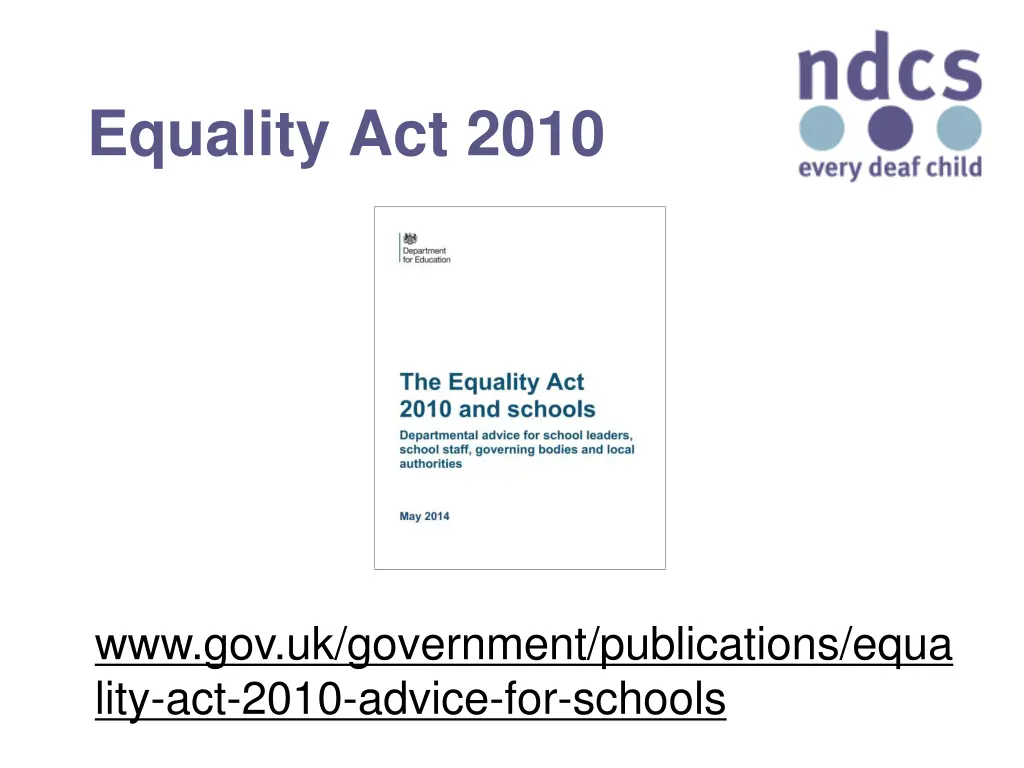 equality act 2010