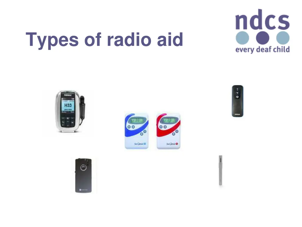 types of radio aid