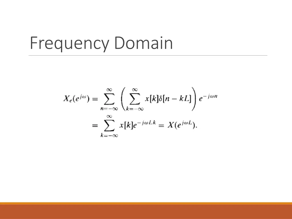 frequency domain