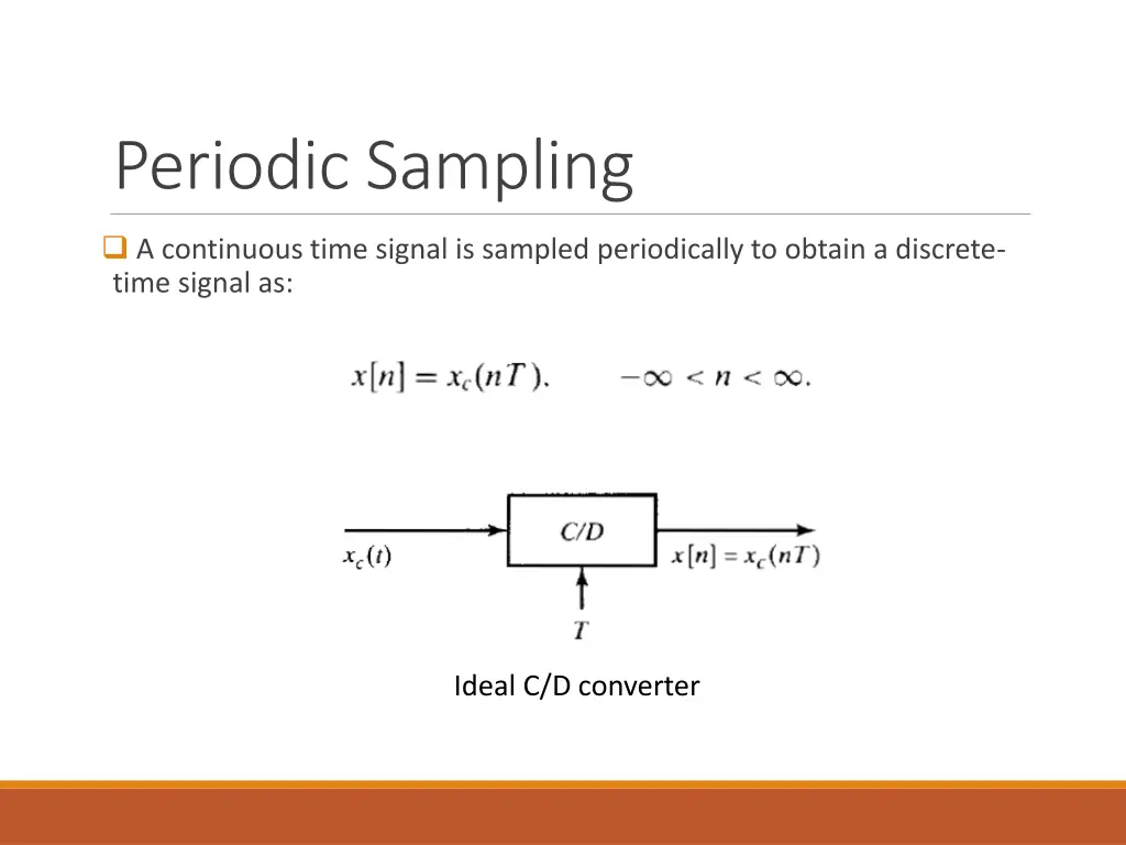 periodic sampling