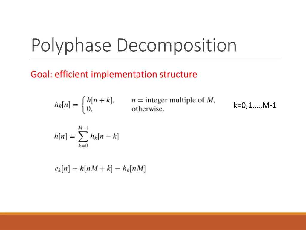 polyphase decomposition