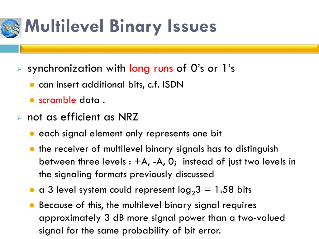 multilevel binary issues