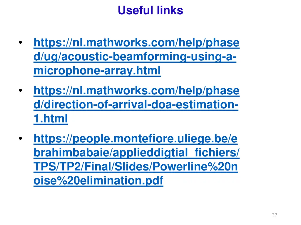 useful links