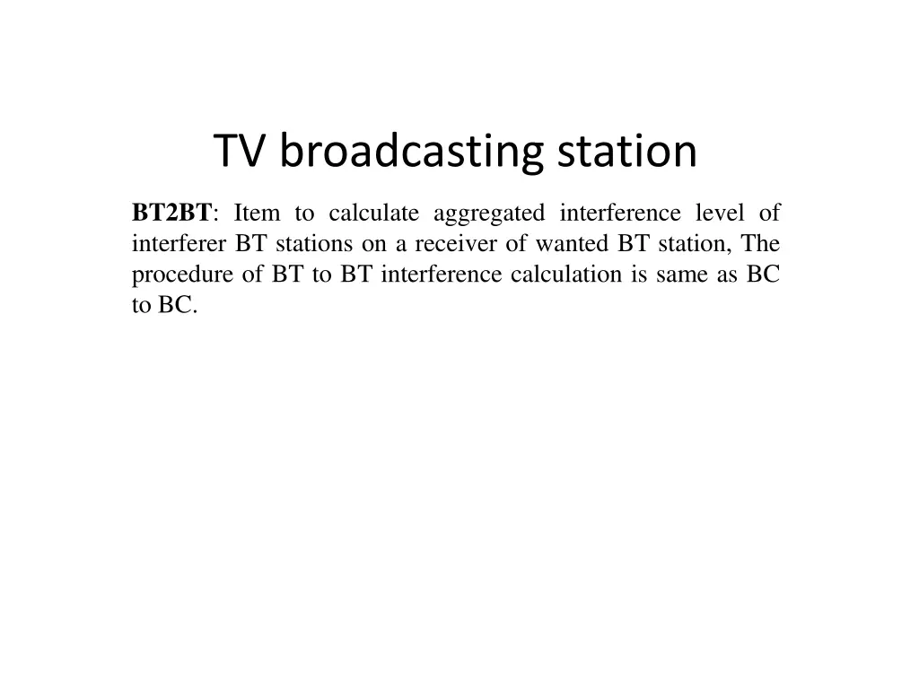 tv broadcasting station