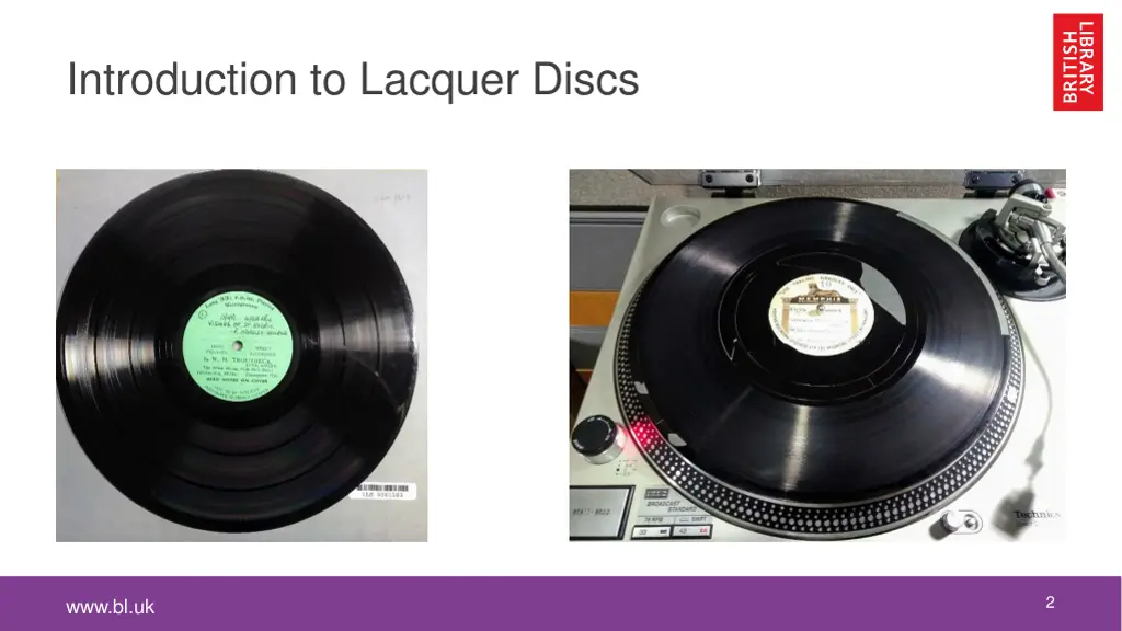 introduction to lacquer discs