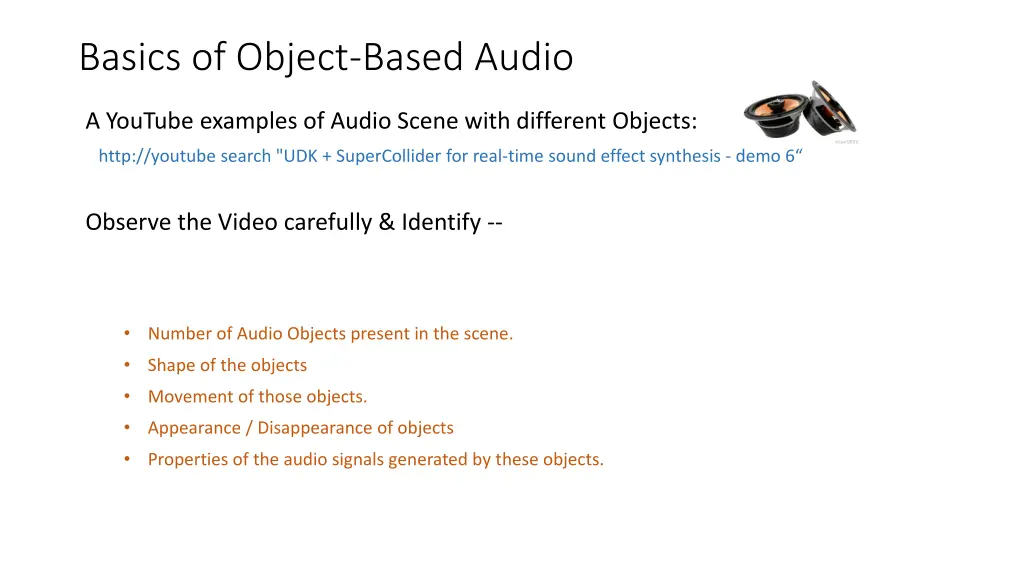 basics of object based audio 1