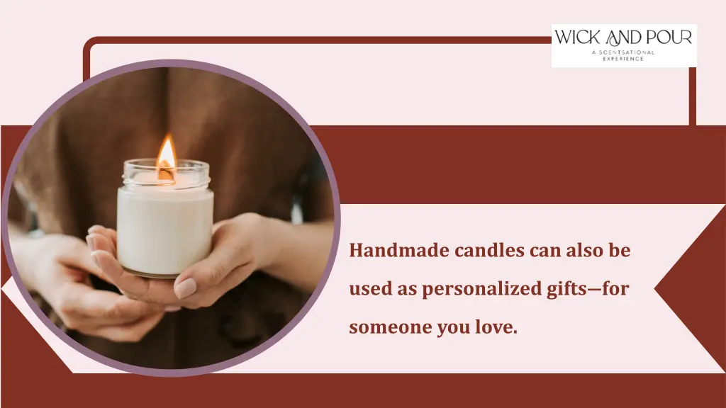 handmade candles can also be