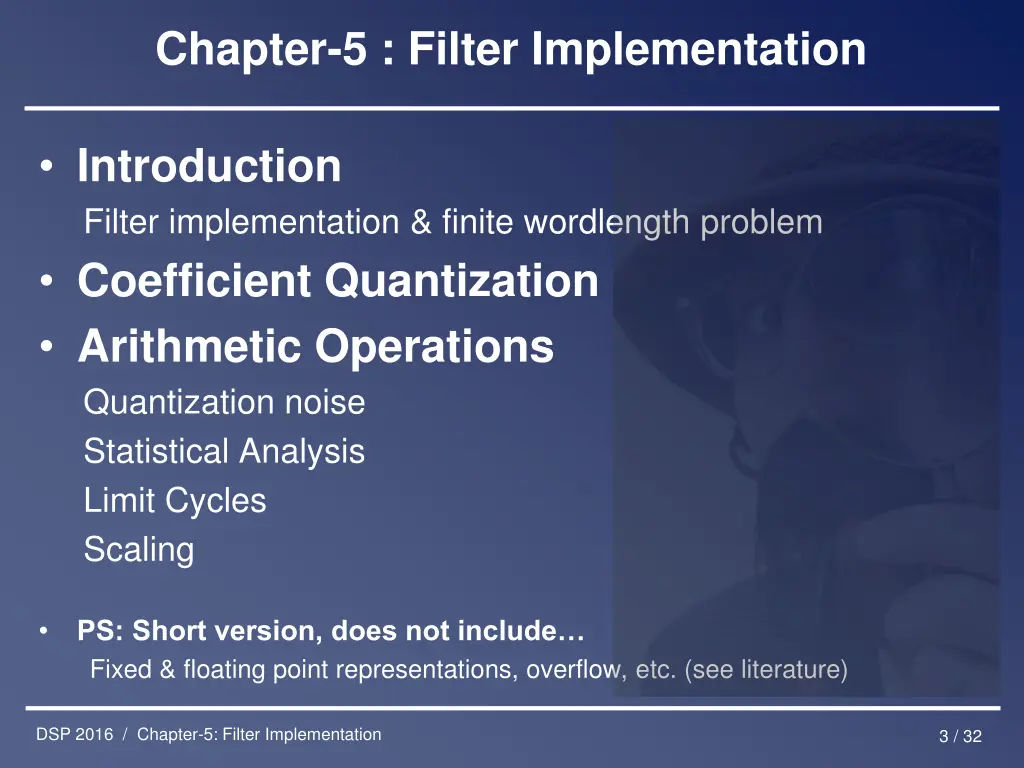 chapter 5 filter implementation