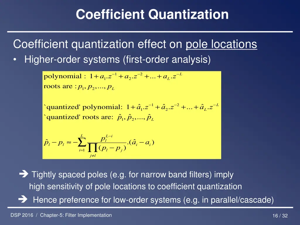 coefficient quantization 4