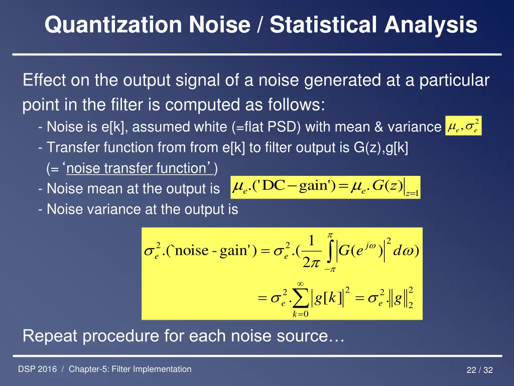 quantization noise statistical analysis 2