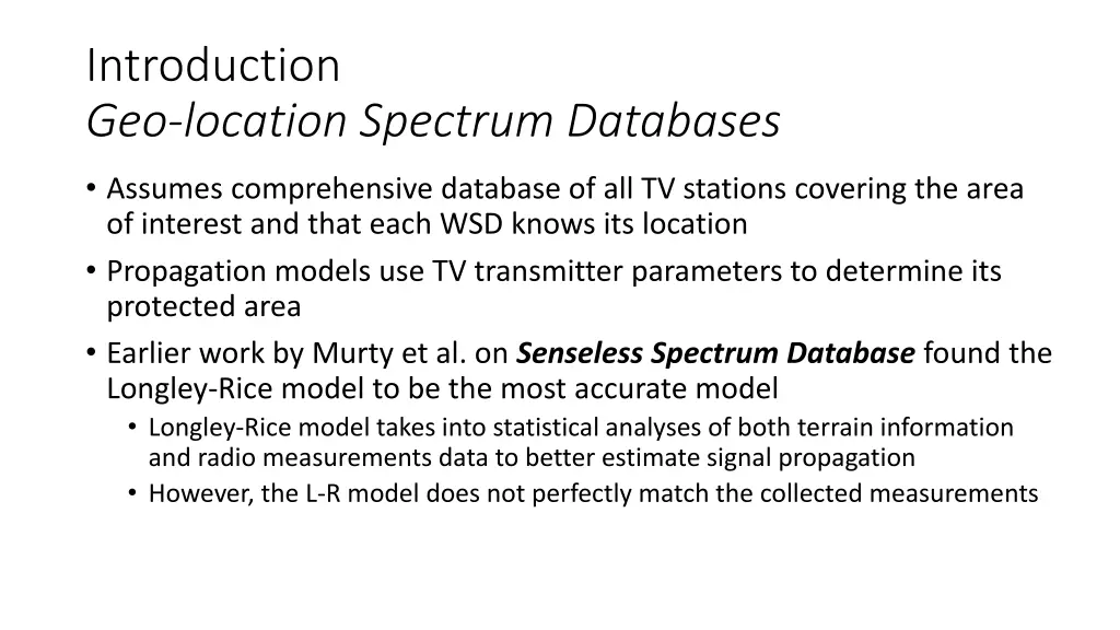 introduction geo location spectrum databases