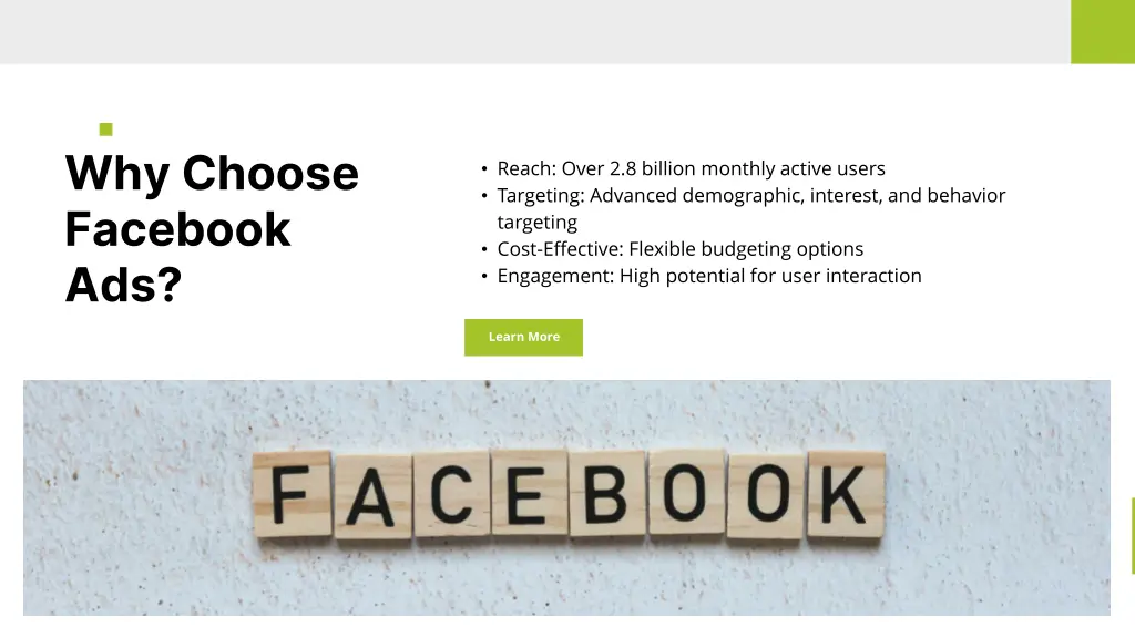 why choose facebook ads