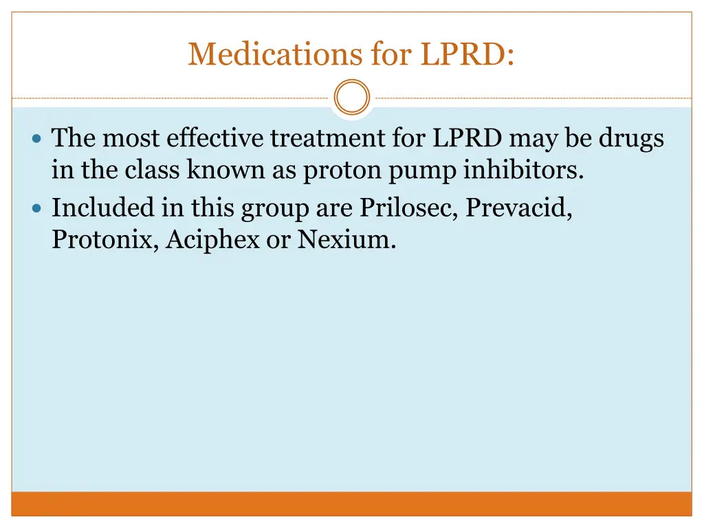 medications for lprd