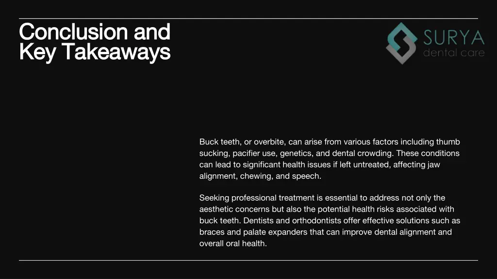 conclusion and conclusion and key takeaways