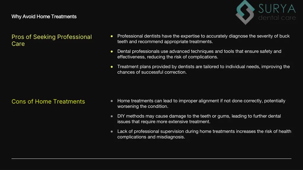 why avoid home treatments why avoid home