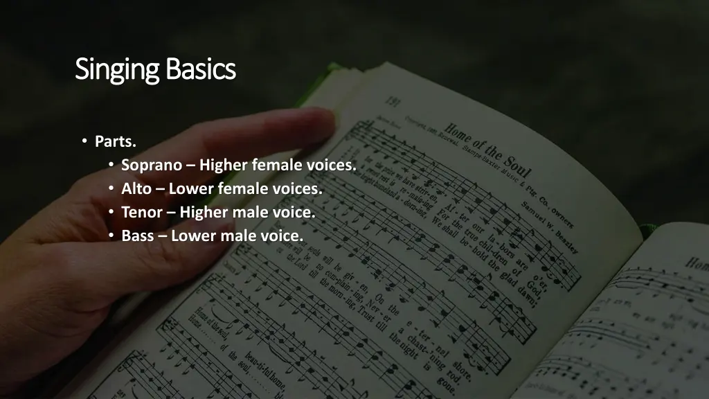 singing basics singing basics