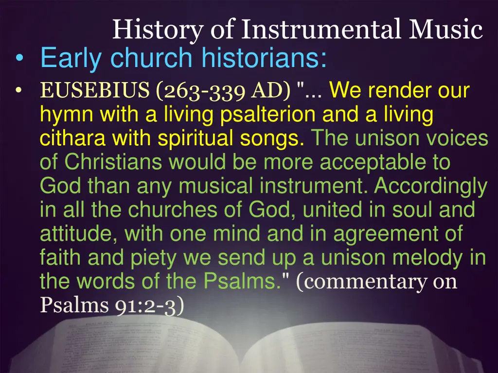 history of instrumental music 1