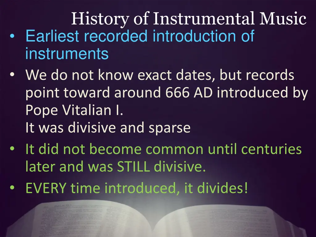 history of instrumental music 6