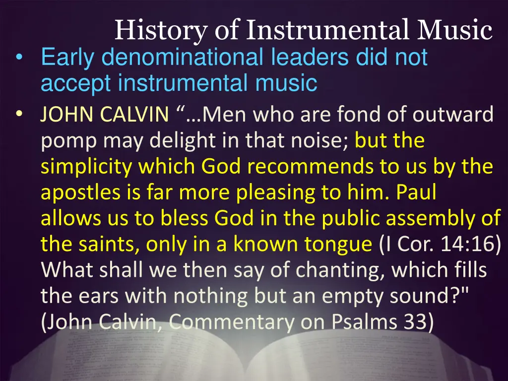 history of instrumental music 8