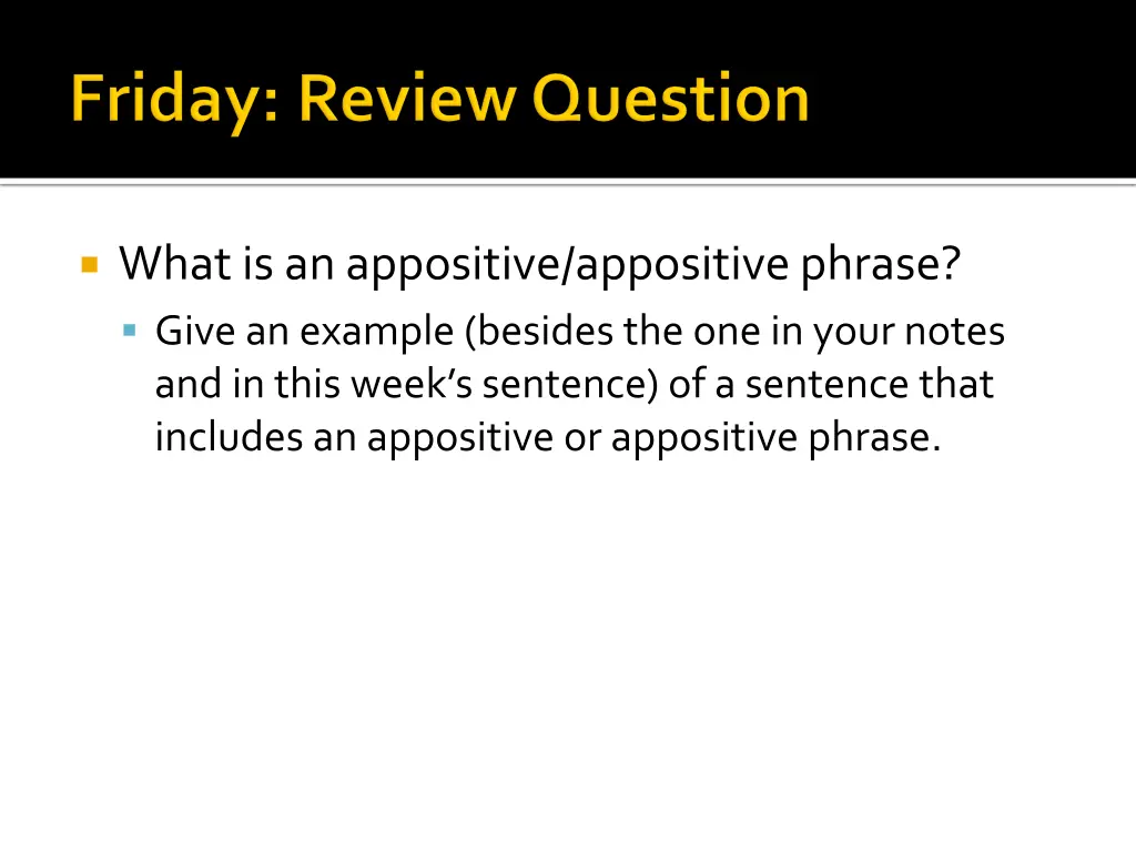 what is an appositive appositive phrase give