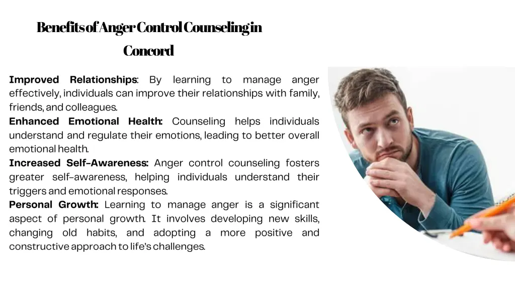 benefits of anger control counseling in concord