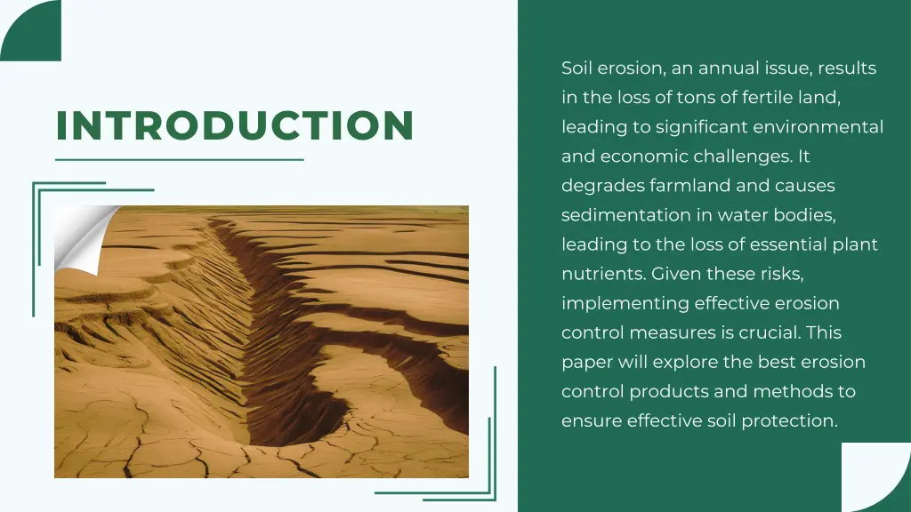 soil erosion an annual issue results in the loss