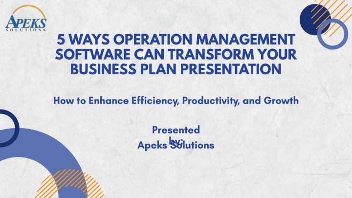5 ways operation management software