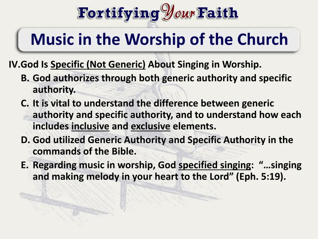 music in the worship of the church 2