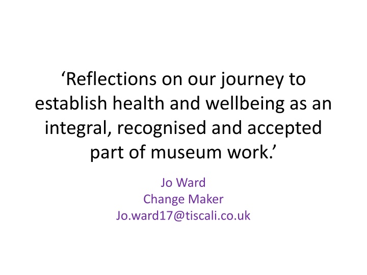 reflections on our journey to establish health