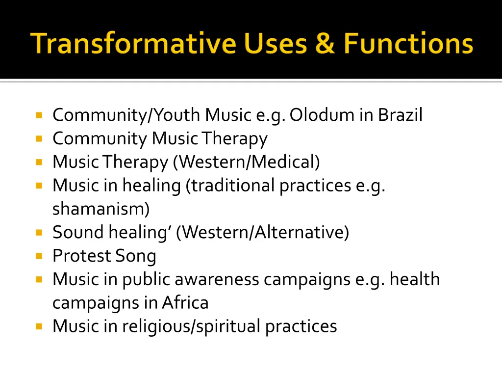 community youth music e g olodum in brazil