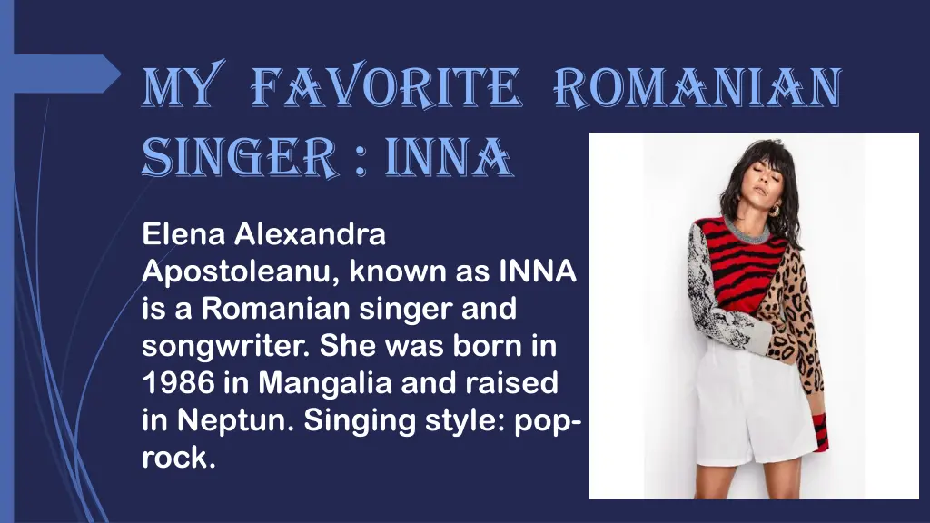 my favorite romanian singer inna