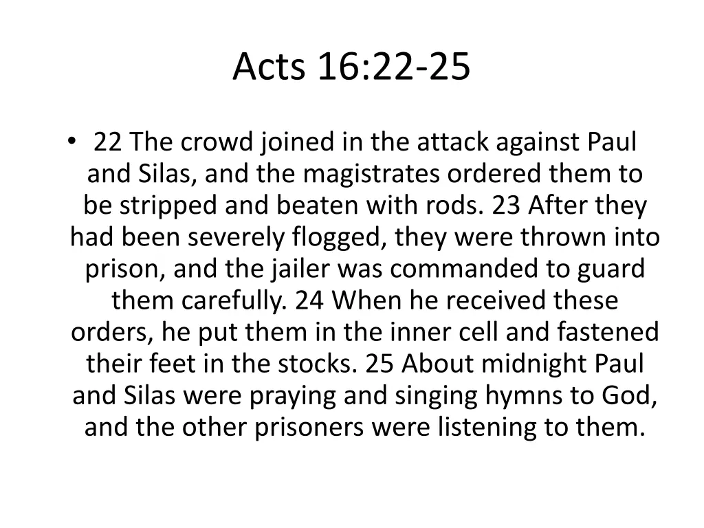 acts 16 22 25