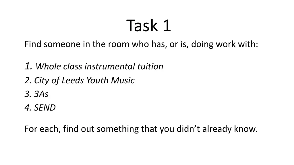 task 1