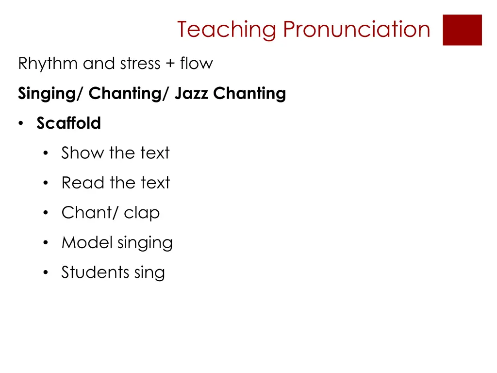 teaching pronunciation 10