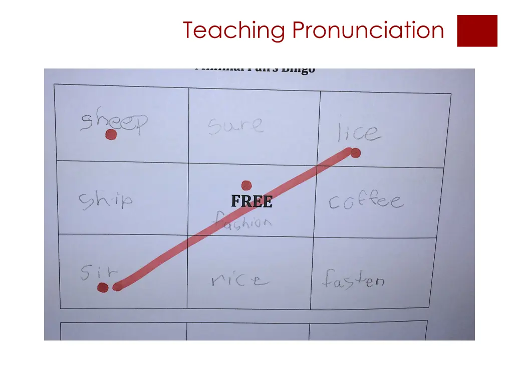 teaching pronunciation 4