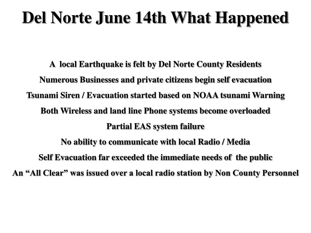 del norte june 14th what happened