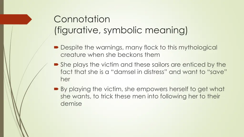 connotation figurative symbolic meaning