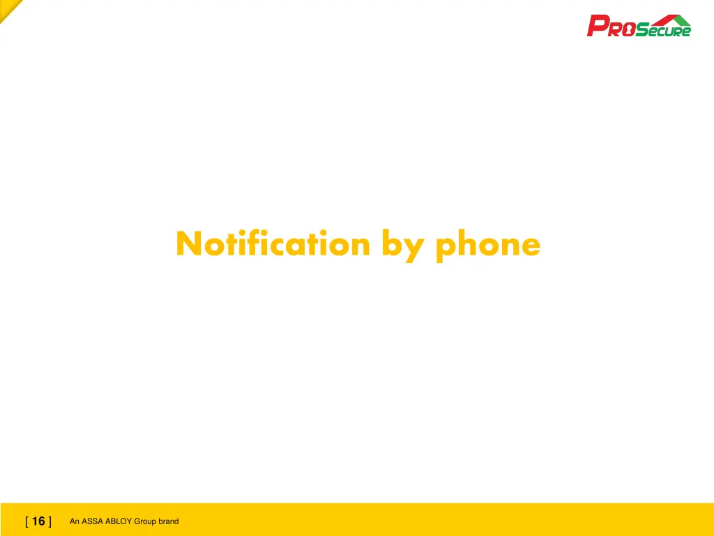 notification by phone