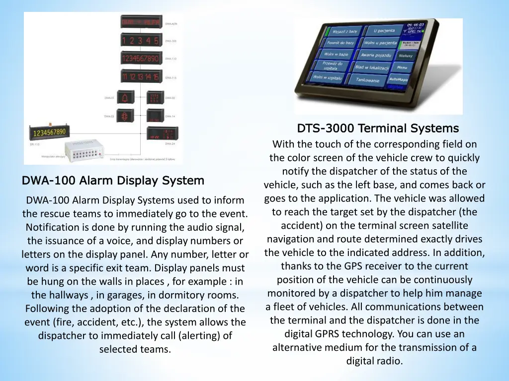 dts dts 3000 terminal systems 3000 terminal