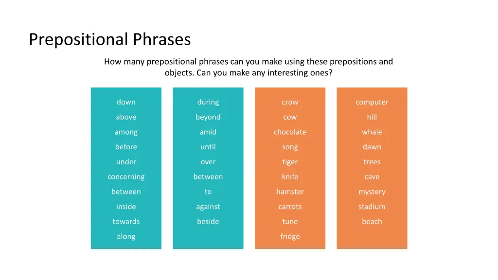 prepositional phrases 1