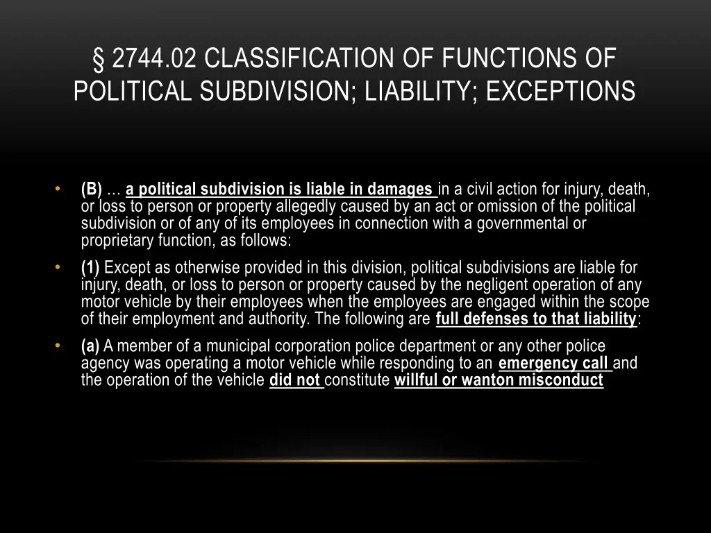 2744 02 classification of functions of political